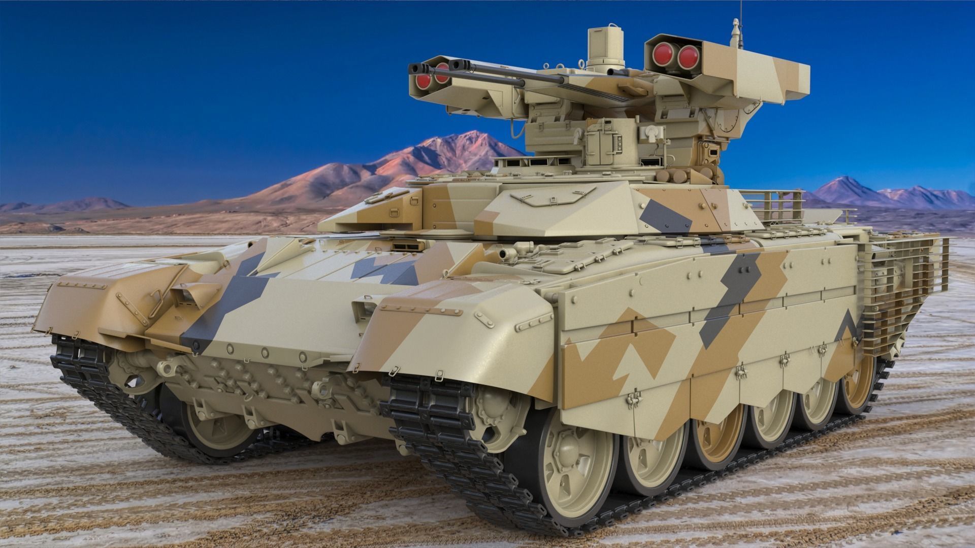 Tank Terminator BMPT 72 Algeria 3D model_4