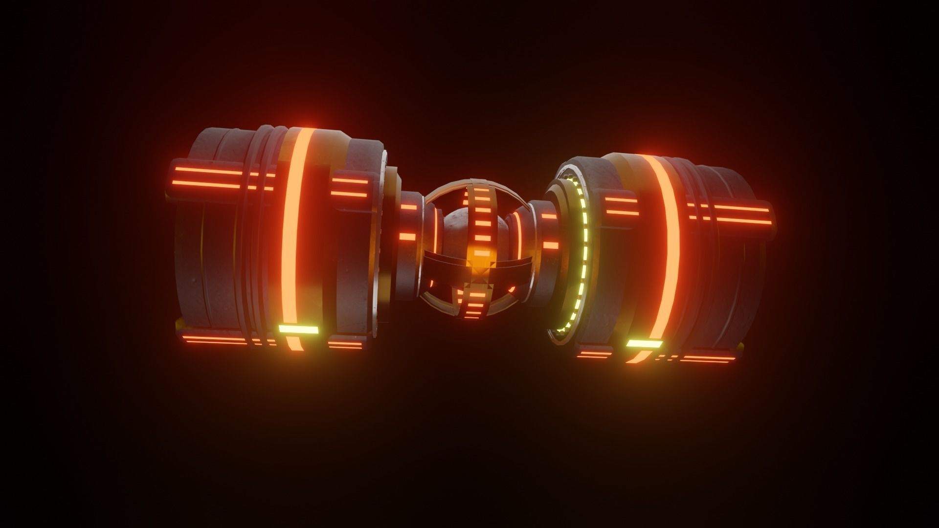 Arc T-24 Custom Bomb Free low-poly 3D model_2