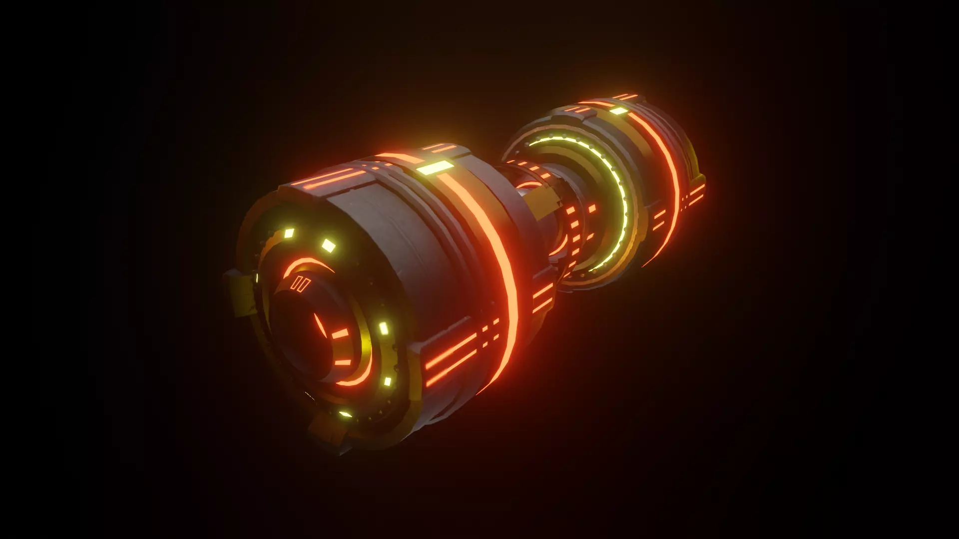 Arc T-24 Custom Bomb Free low-poly 3D model_0