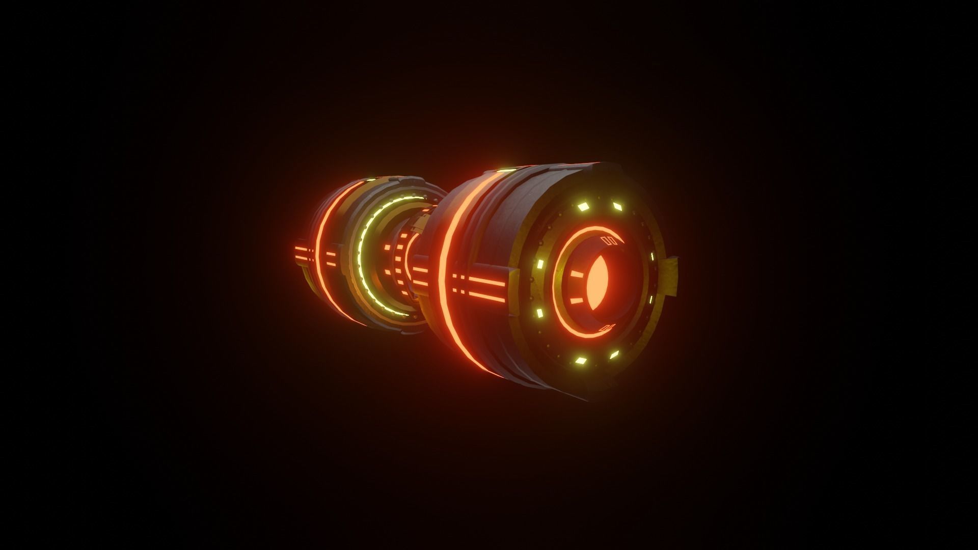 Arc T-24 Custom Bomb Free low-poly 3D model_1