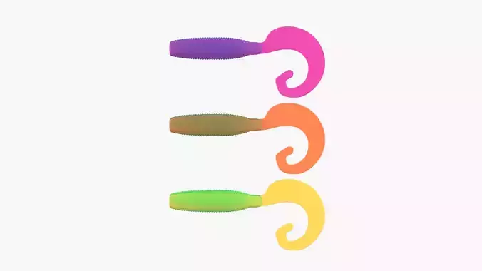 Soft bait  lure v4 3D print model