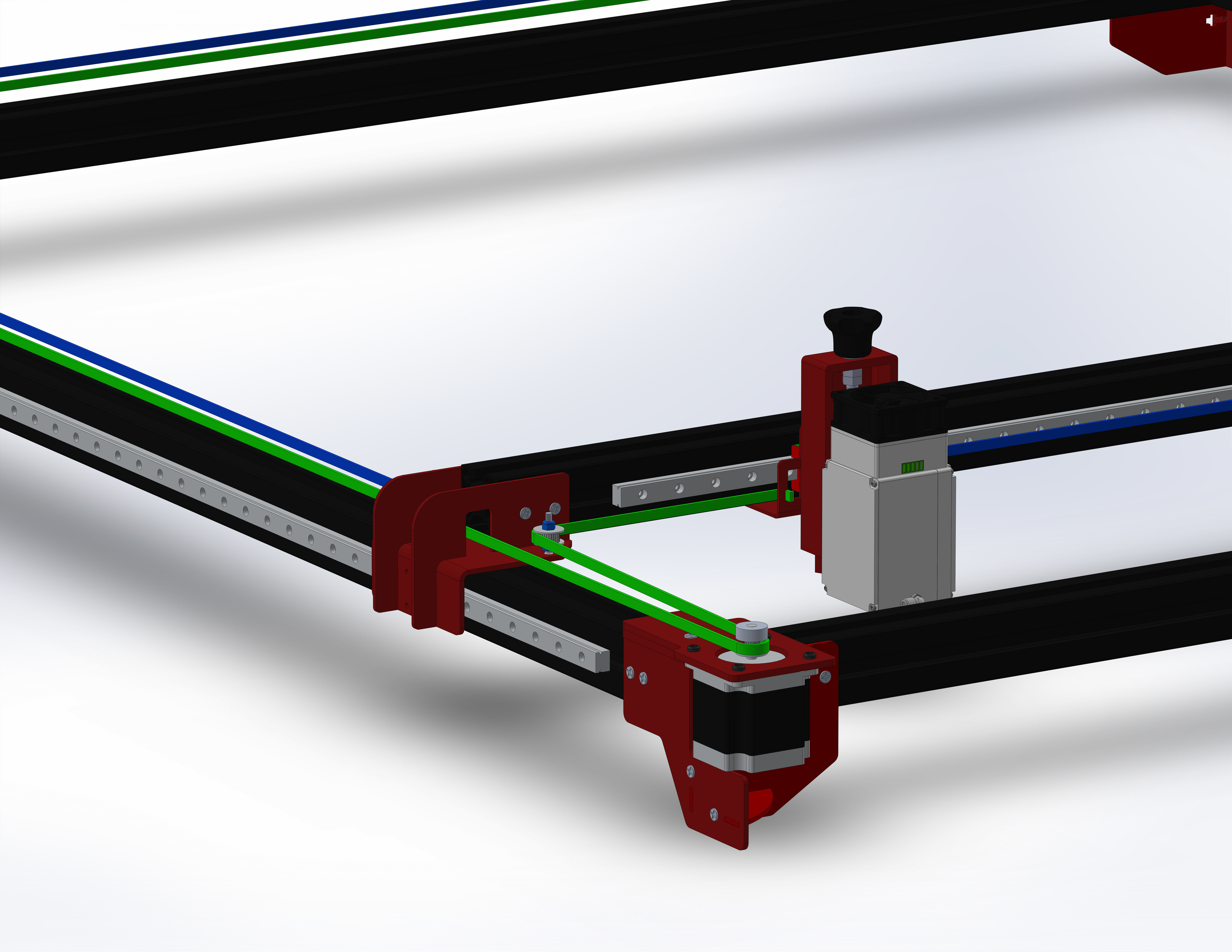 Laser cutting machine 3D model_6