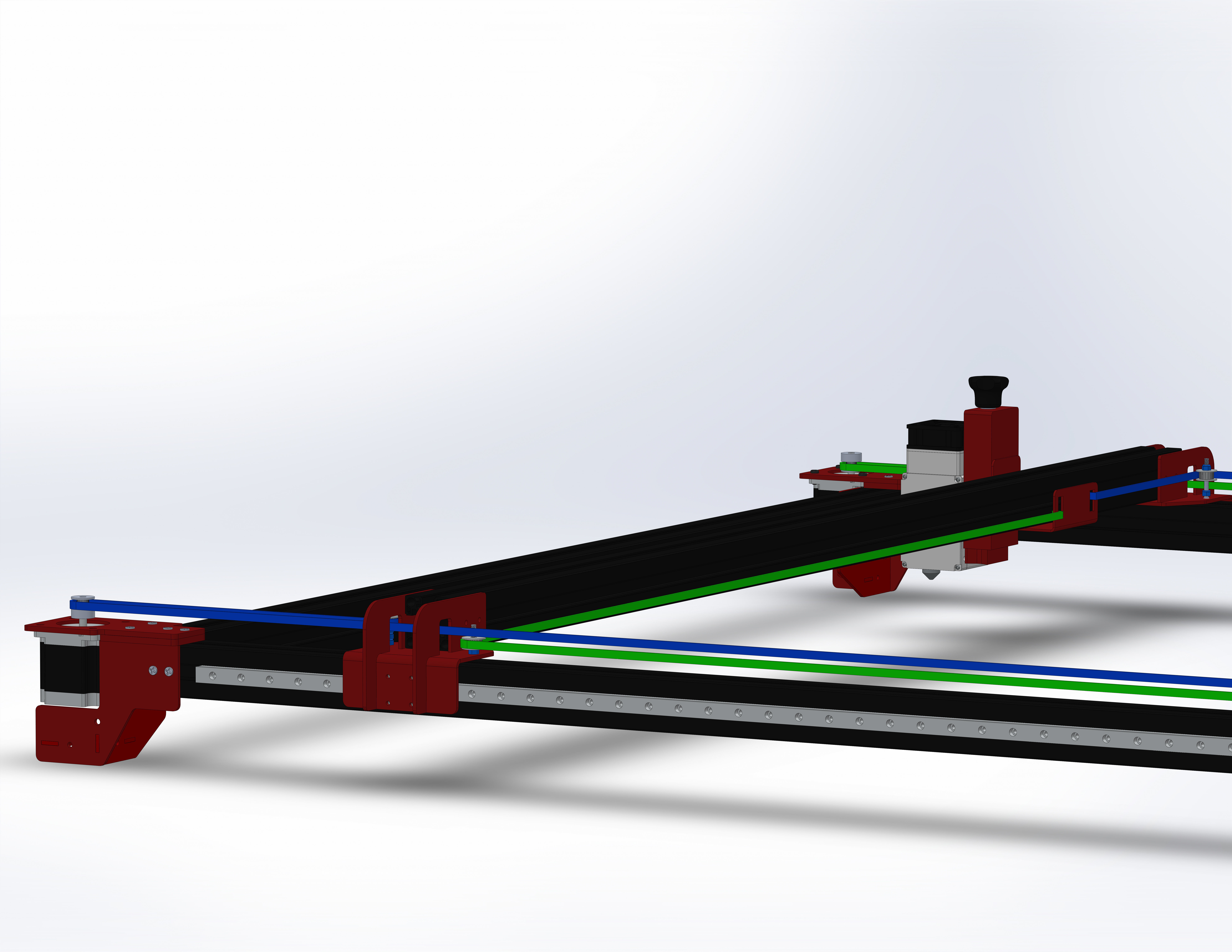 Laser cutting machine 3D model_8
