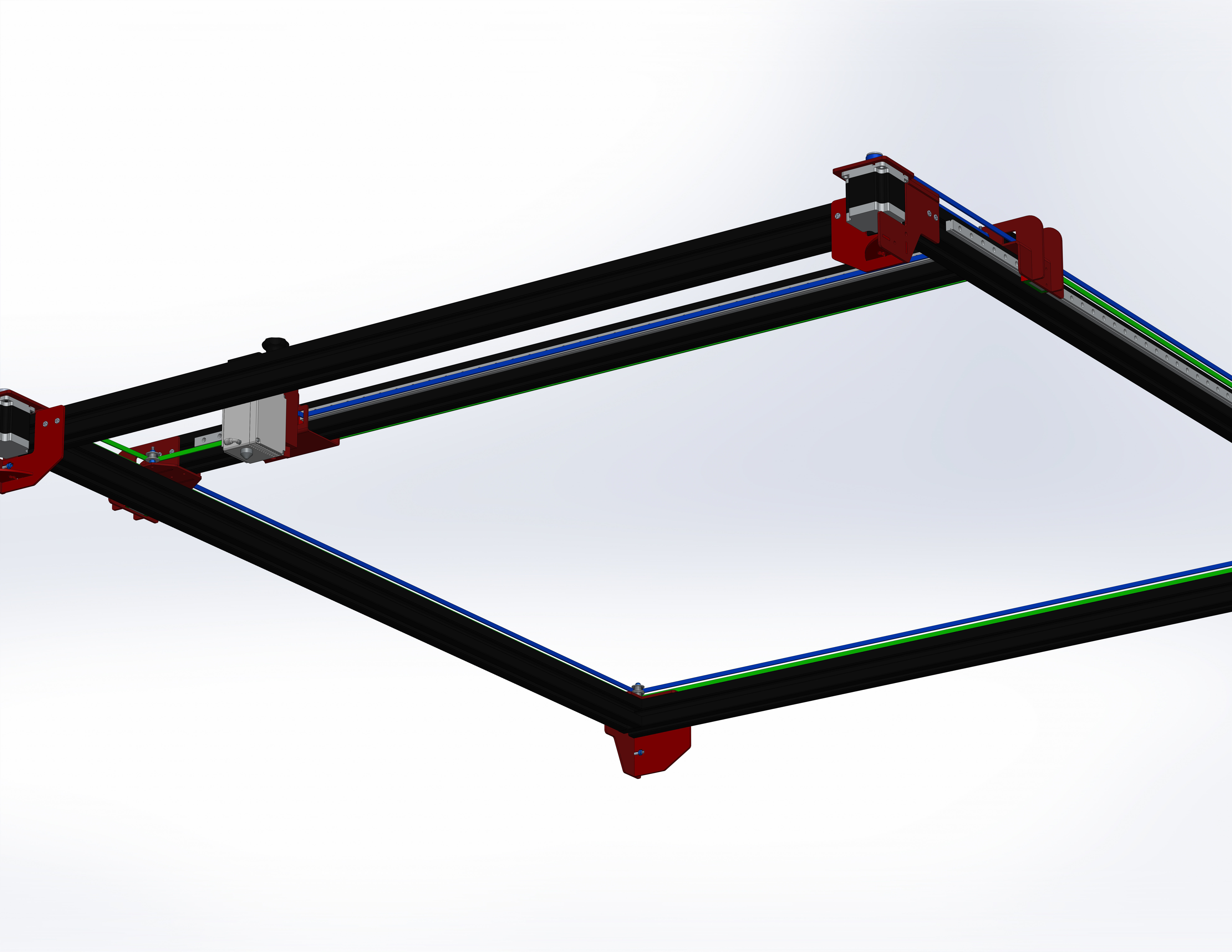 Laser cutting machine 3D model_13