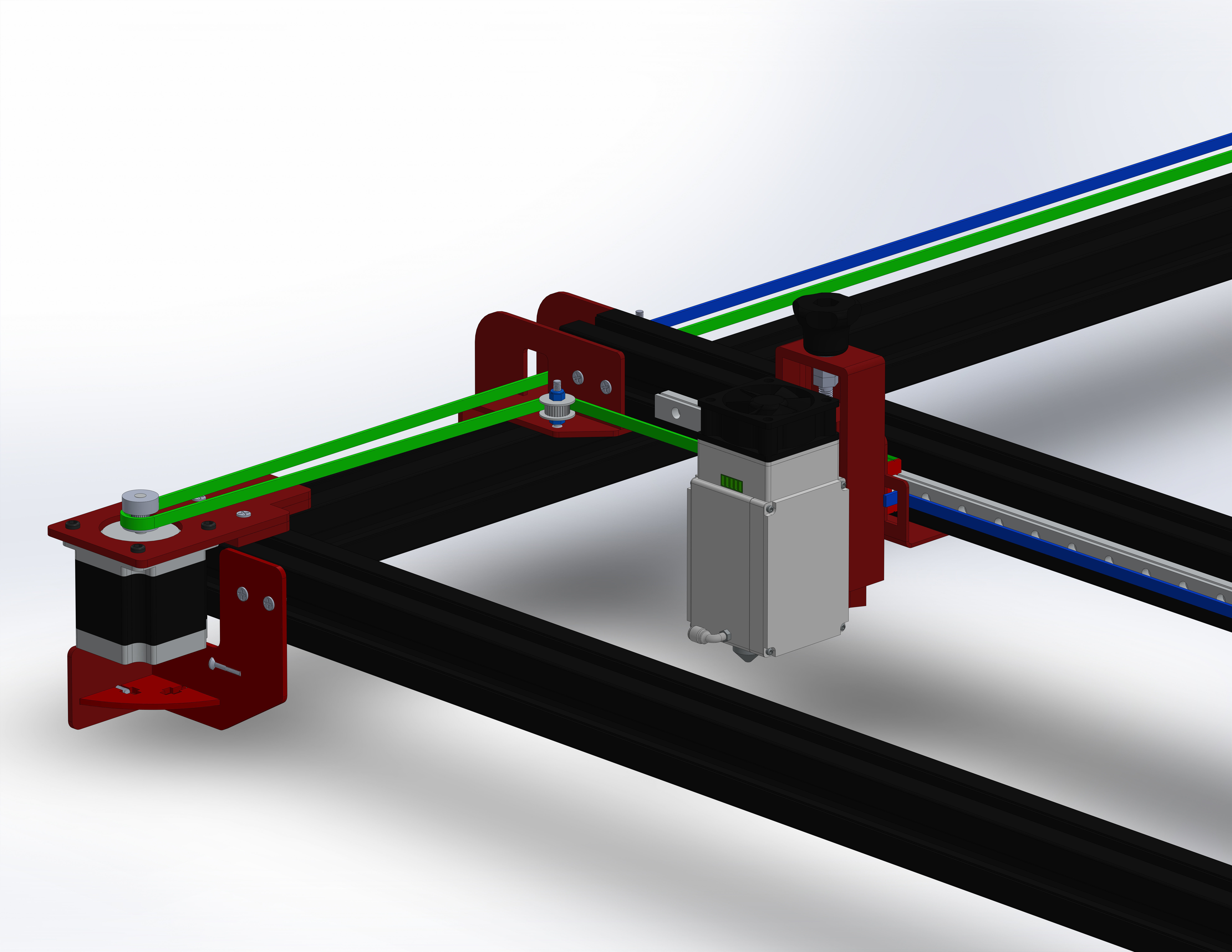 Laser cutting machine 3D model_7