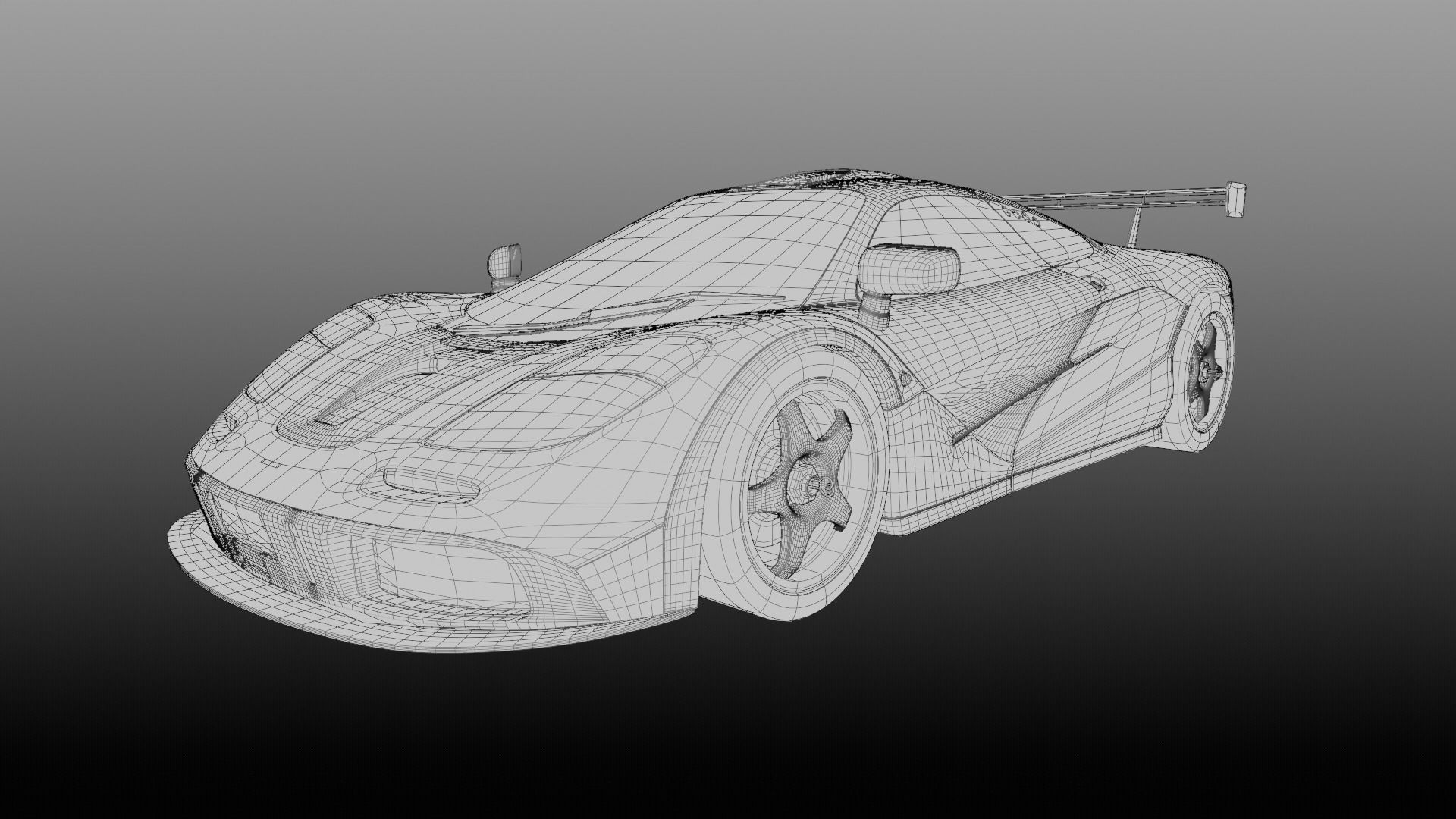 McLaren F1 LM 3D model_2