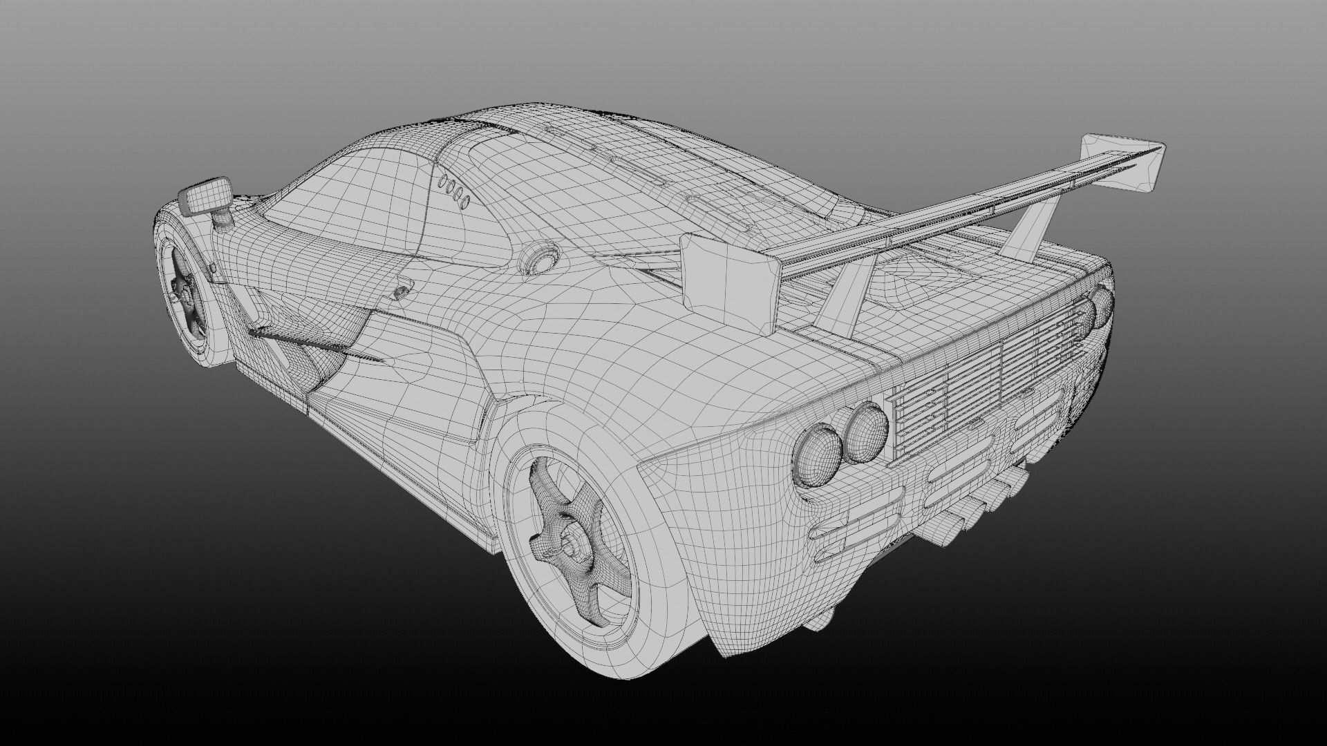McLaren F1 LM 3D model_3