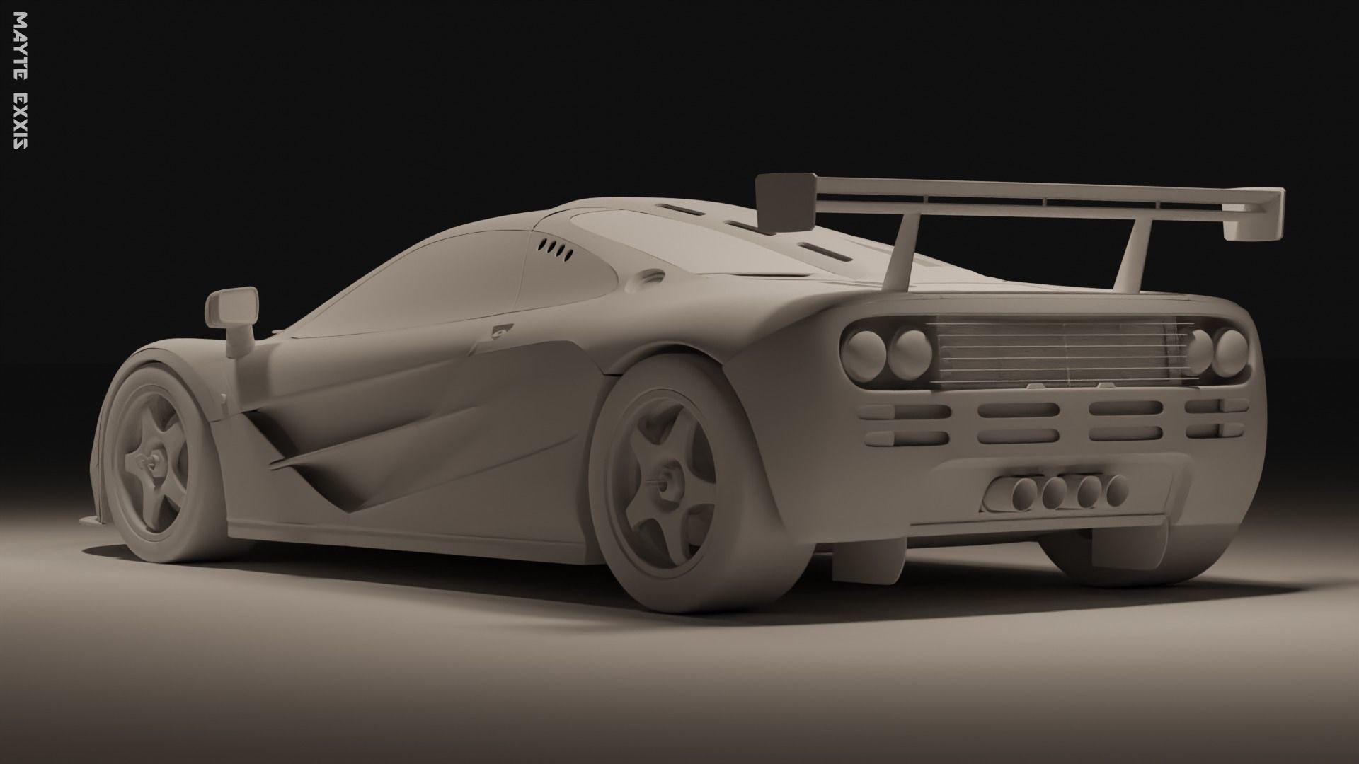 McLaren F1 LM 3D model_1