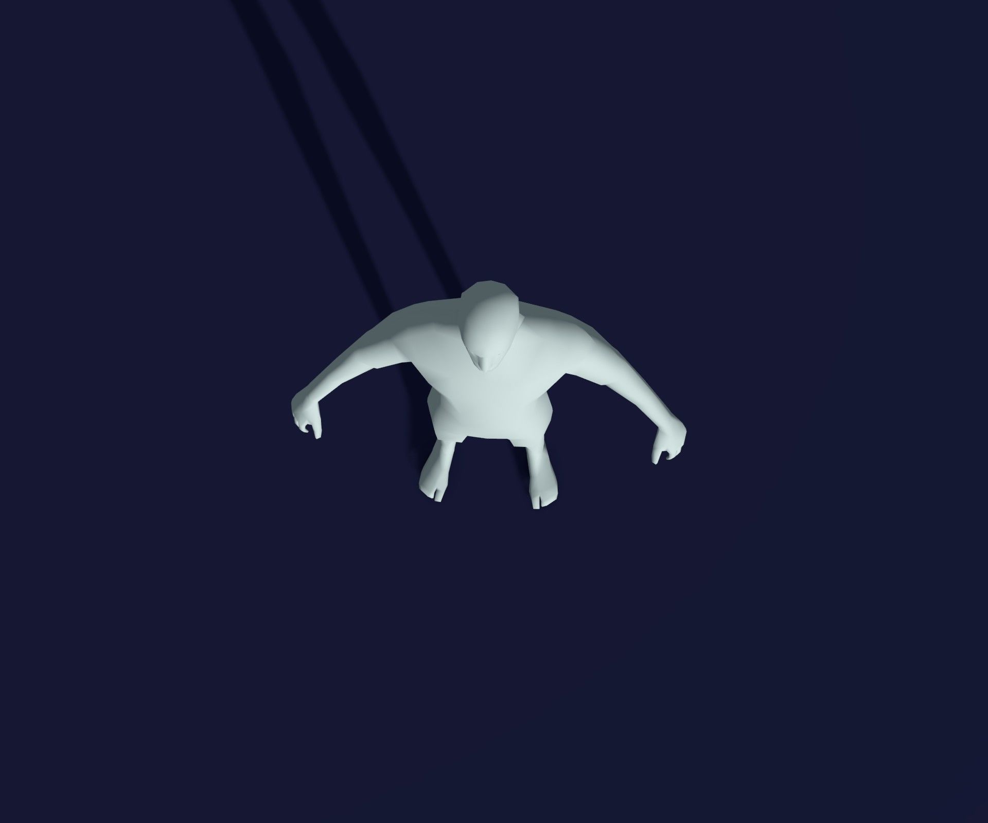 Male Female Body Base Mesh 28 Animations 3D Model 1k Polygons Low-poly 3D model_40