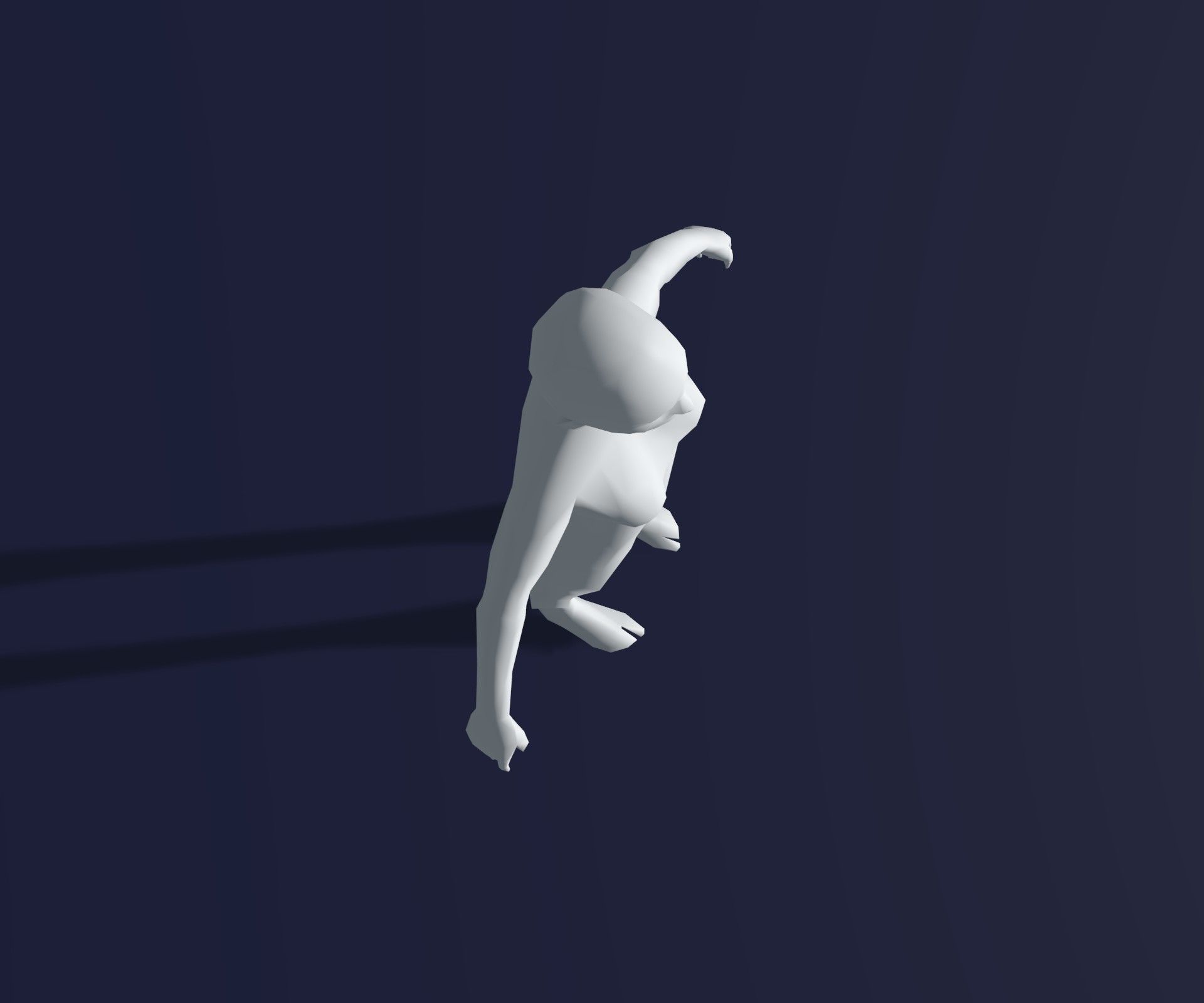 Male Female Body Base Mesh 28 Animations 3D Model 1k Polygons Low-poly 3D model_11