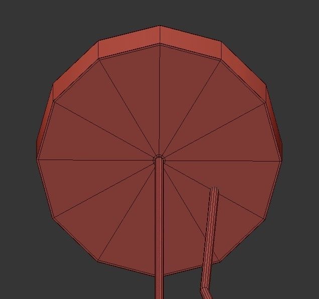 ALIANA gold and crystal hoop pendant 3D model_3