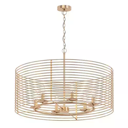TAFSEG Light Gold Wire Chandelier