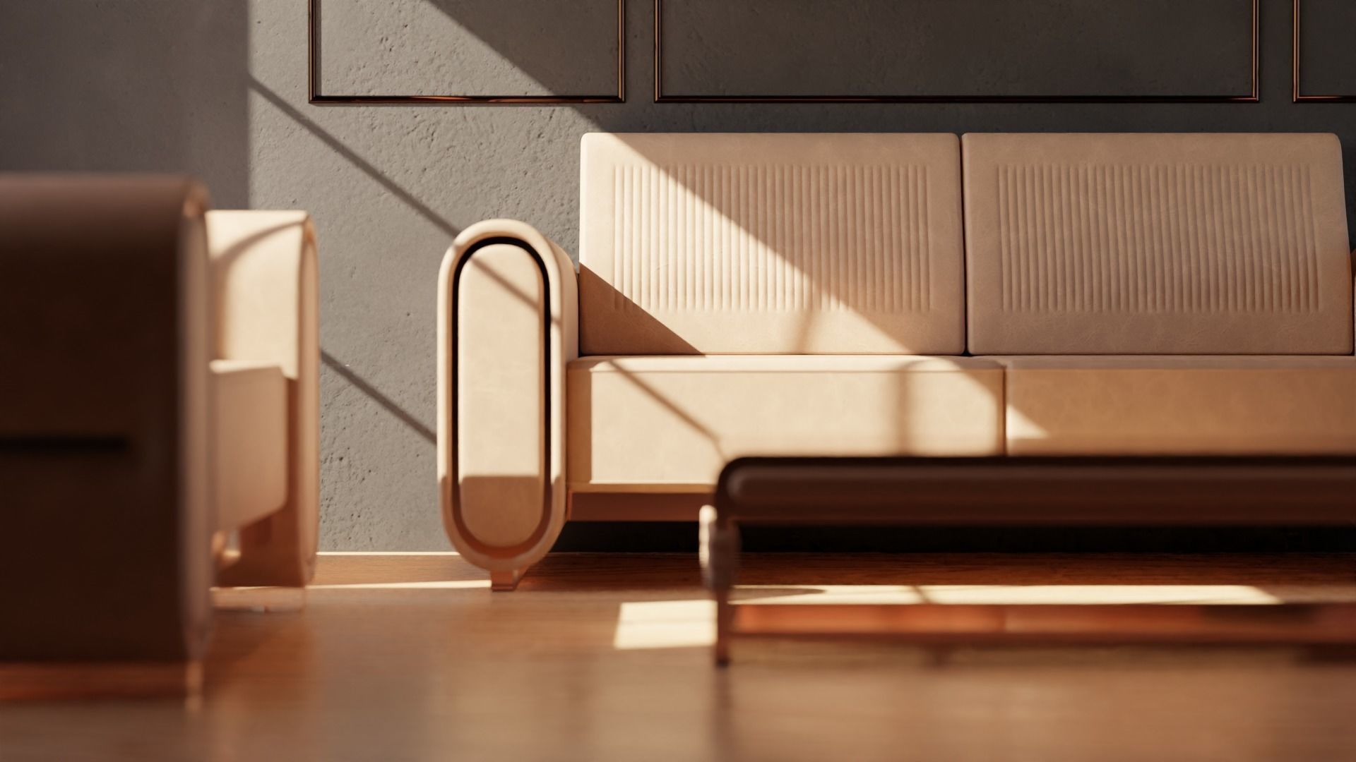 Sofa Set 04 3D model_4