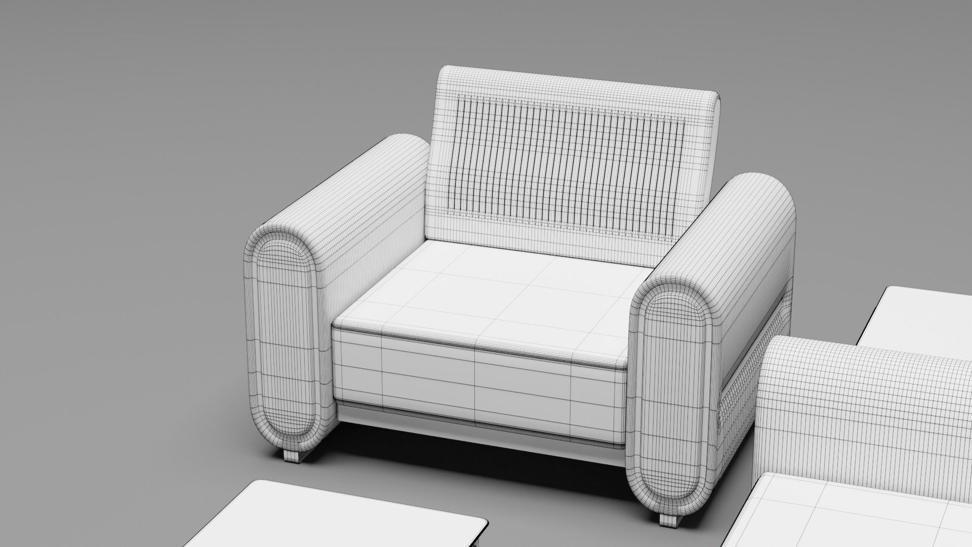 Sofa Set 04 3D model_11
