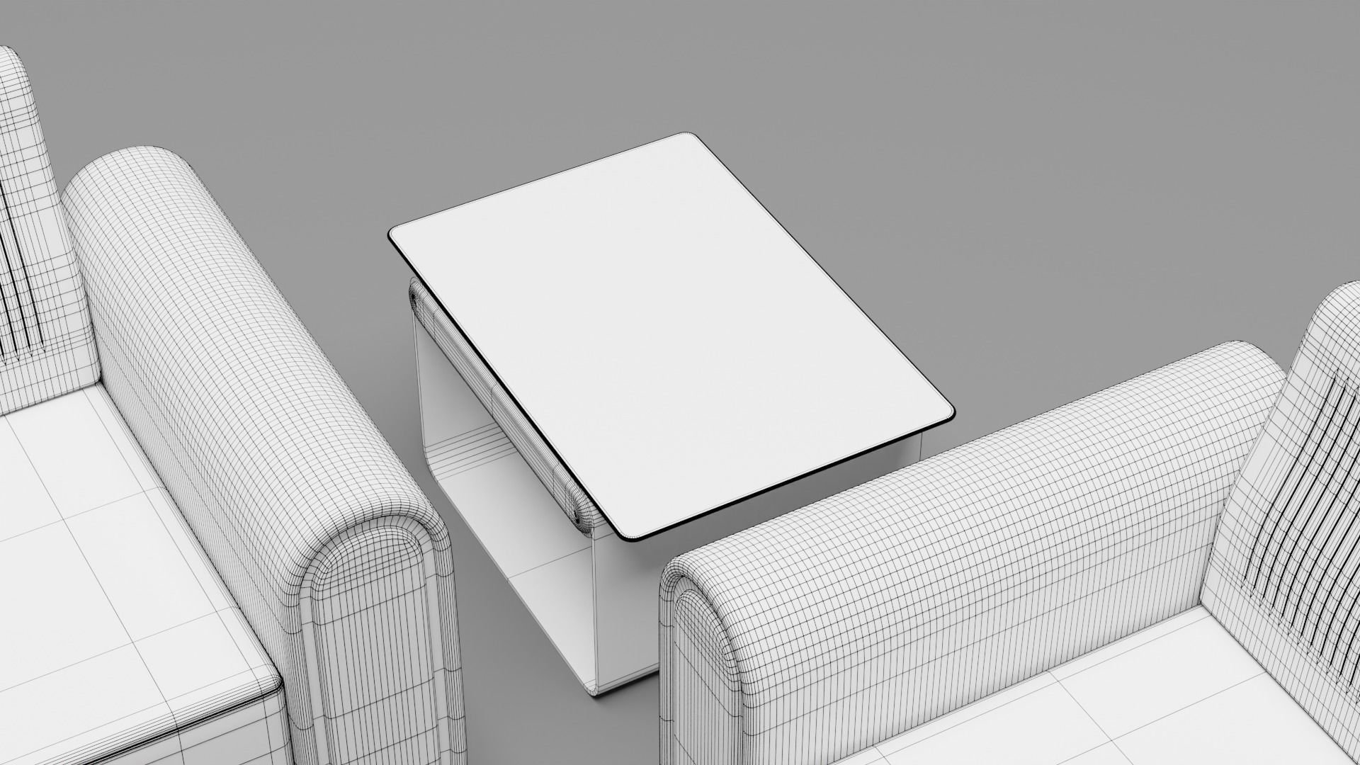 Sofa Set 04 3D model_15