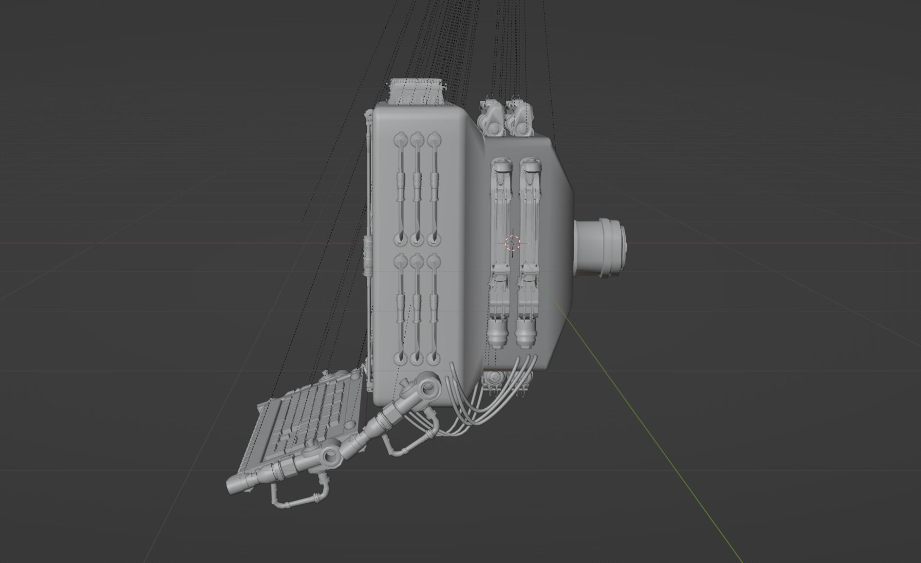 Computer Terminal 3D model_2
