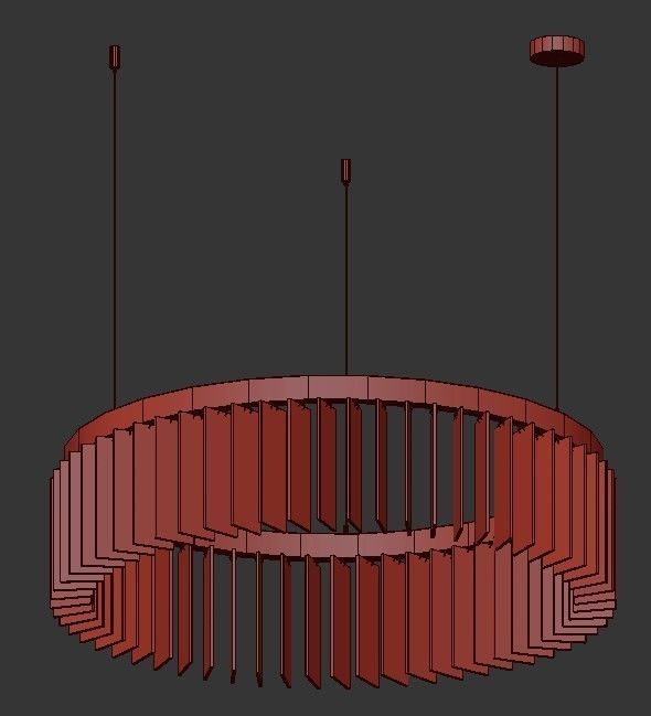 KLARISSA chandelier with circular shape 3D model_1