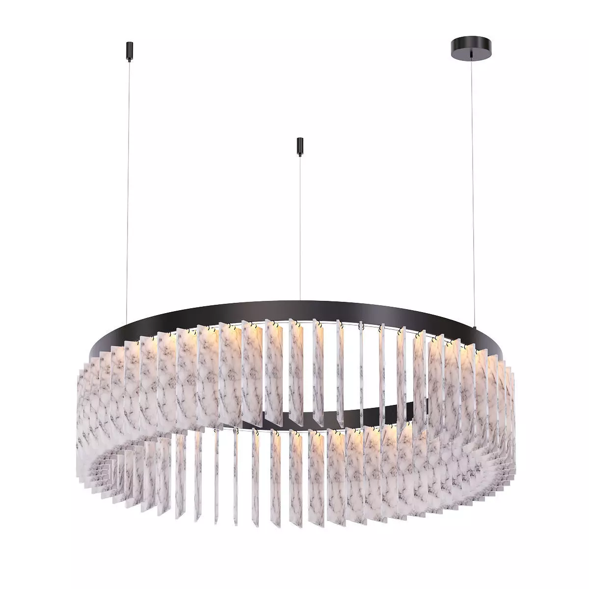 KLARISSA chandelier with circular shape 3D model_0