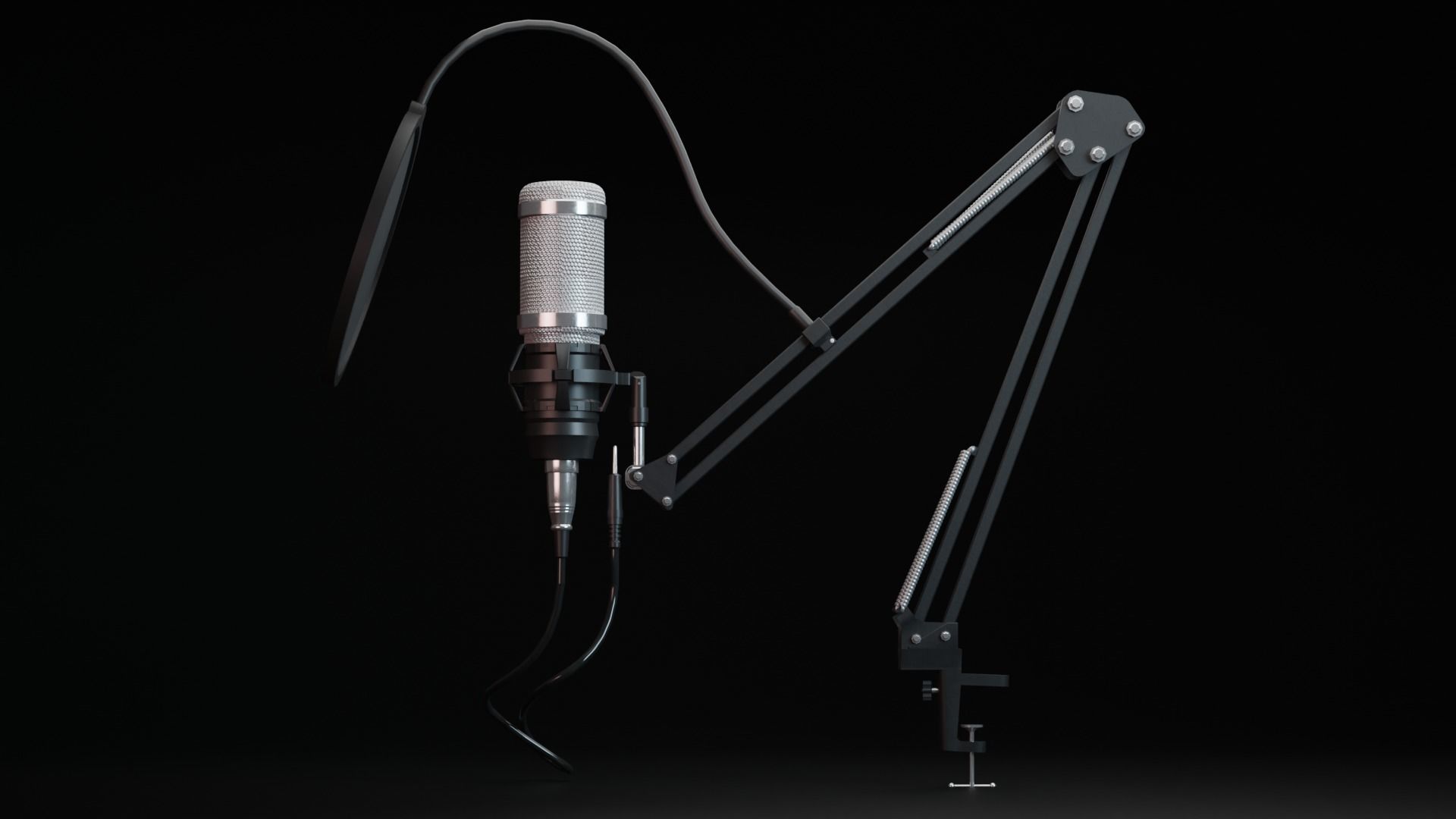 Mic Collection microphone 3D model_2