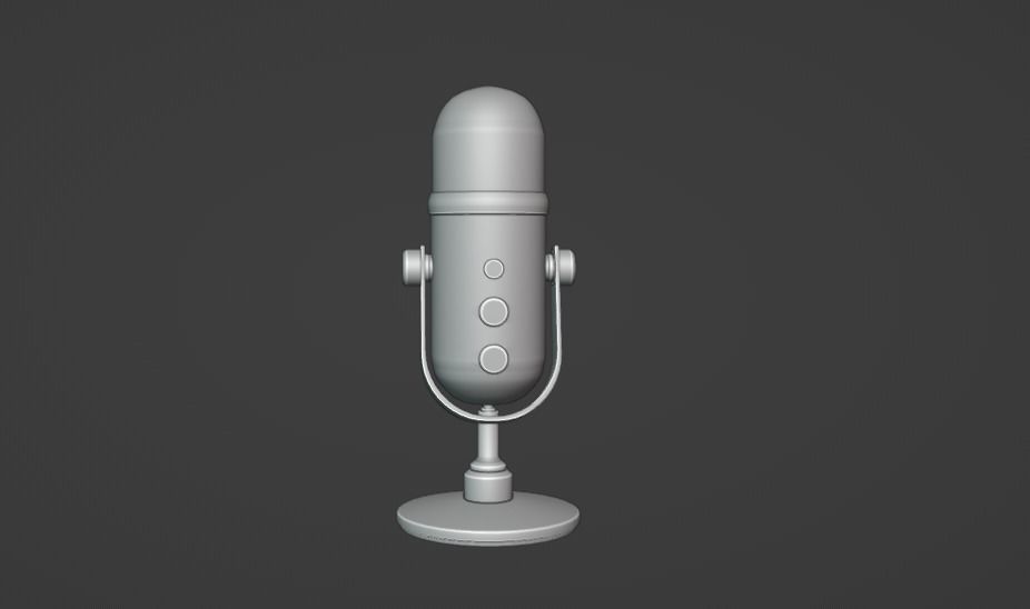 Mic Collection microphone 3D model_8