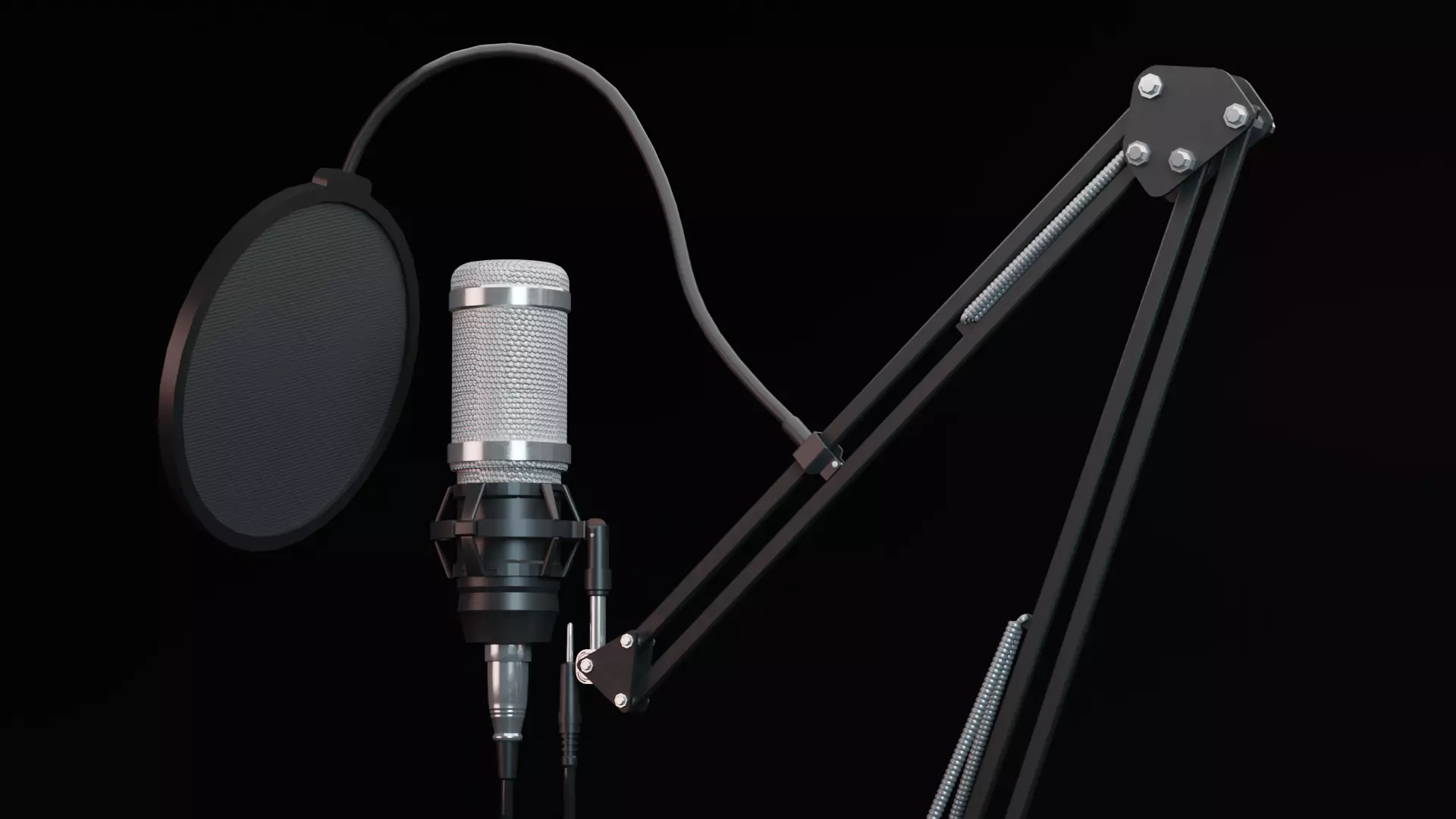 Mic Collection microphone 3D model_0