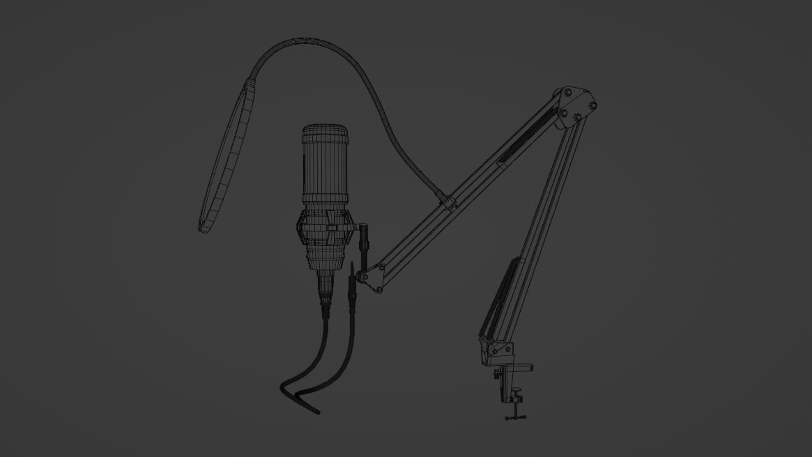 Mic Collection microphone 3D model_4