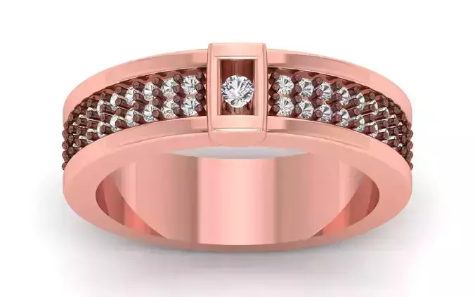 Solitaire Wedding Engagement WoMen Ring Band