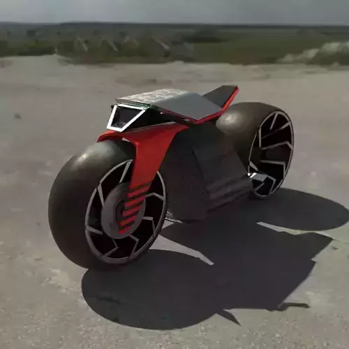 Futuristic Motorcycle 1