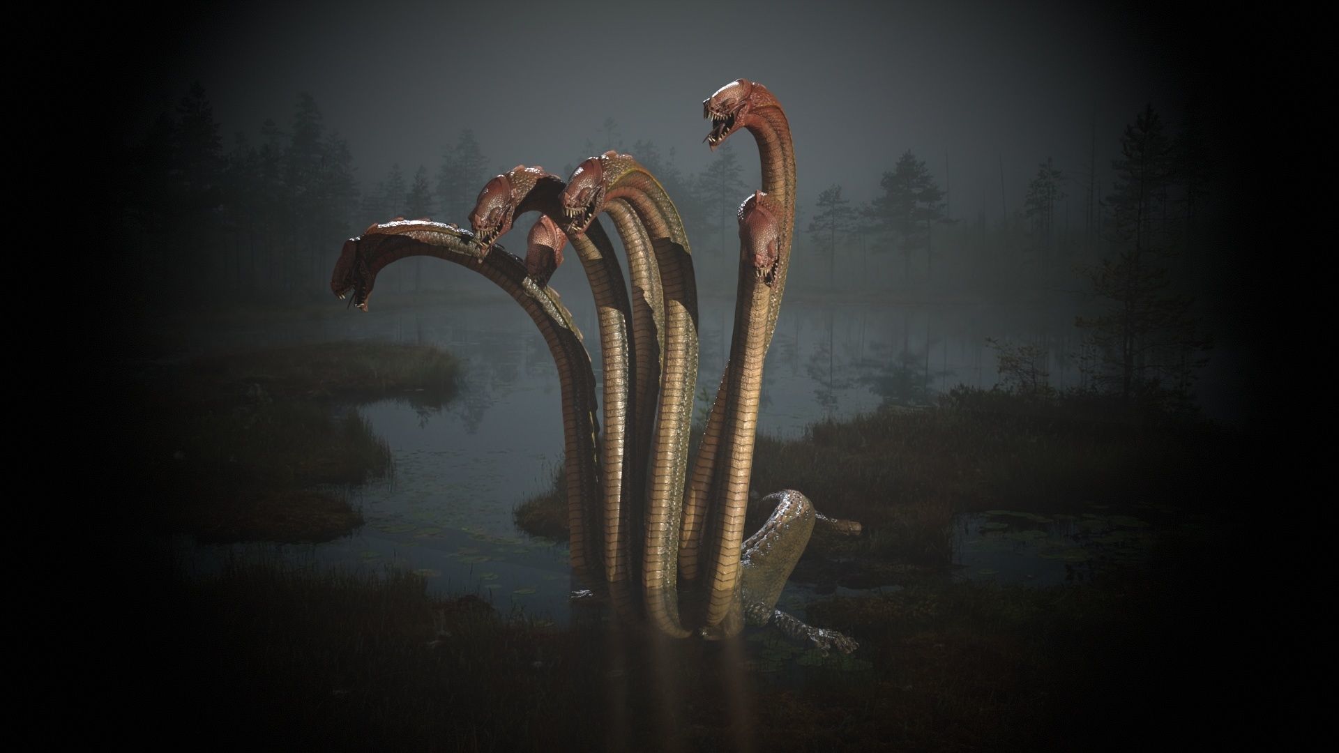 Hydra GR Low-poly 3D model_14