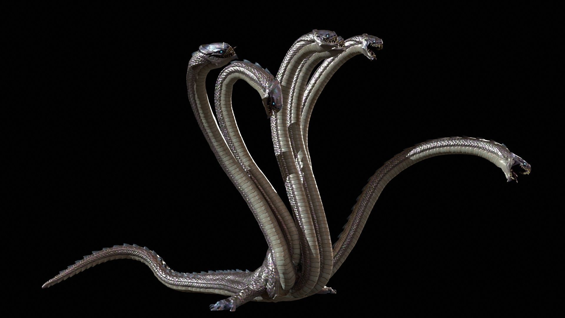 Hydra GR Low-poly 3D model_12