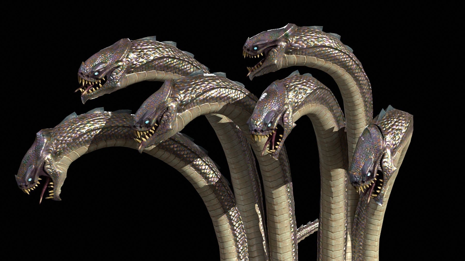 Hydra GR Low-poly 3D model_13