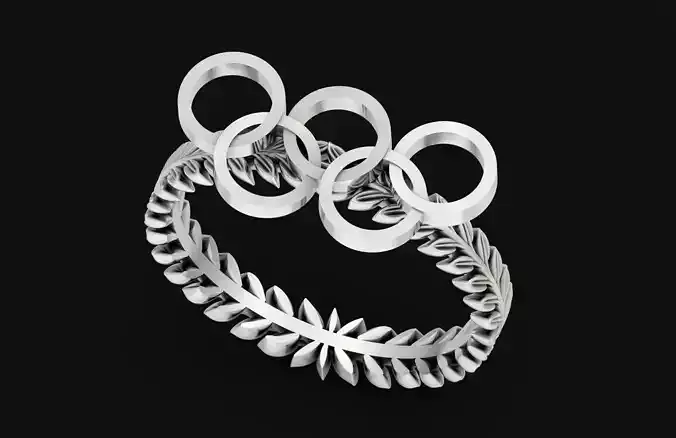  ring olympic games winter games olympiad  613 3D print model