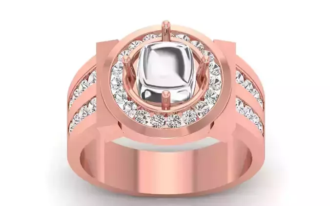 Solitaire Wedding Engagement Ring 3D print model