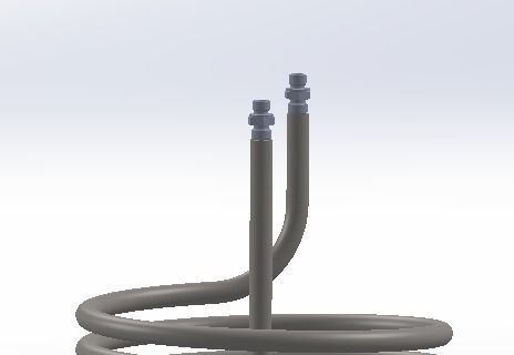 Coils of H 23inch   D 8inch and  10inch 3D print model_1