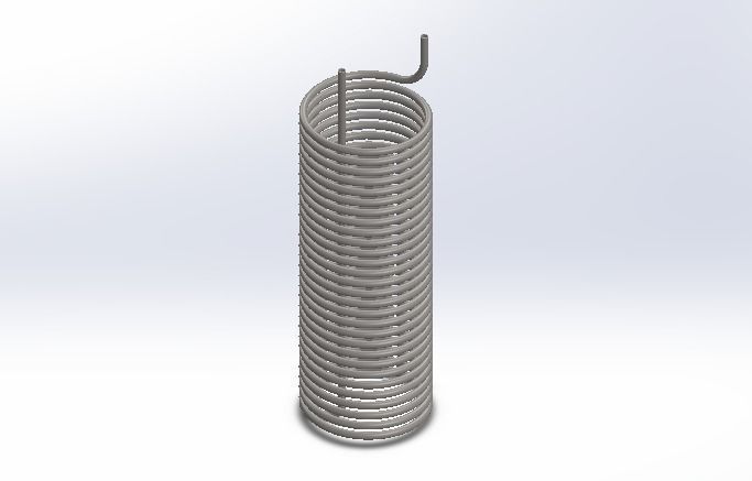 Coils of H 23inch   D 8inch and  10inch 3D print model_8