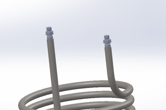 Coils of H 23inch   D 8inch and  10inch 3D print model_7