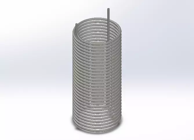 Coils of H 23inch   D 8inch and  10inch 3D print model_0