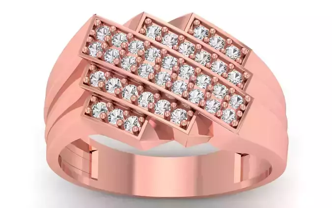 Solitaire Wedding Engagement Men Ring