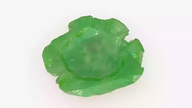 Realistic Jade Bowl with 4K textures