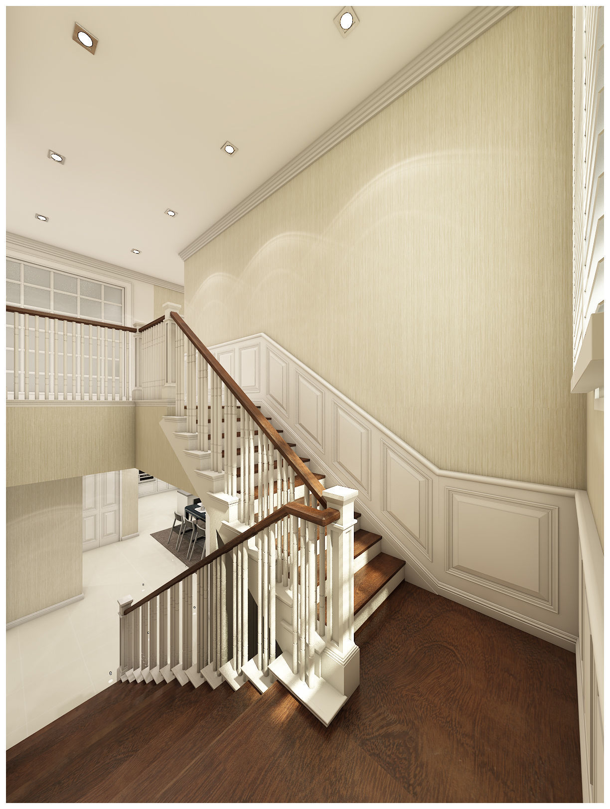 Living area 3D model_5