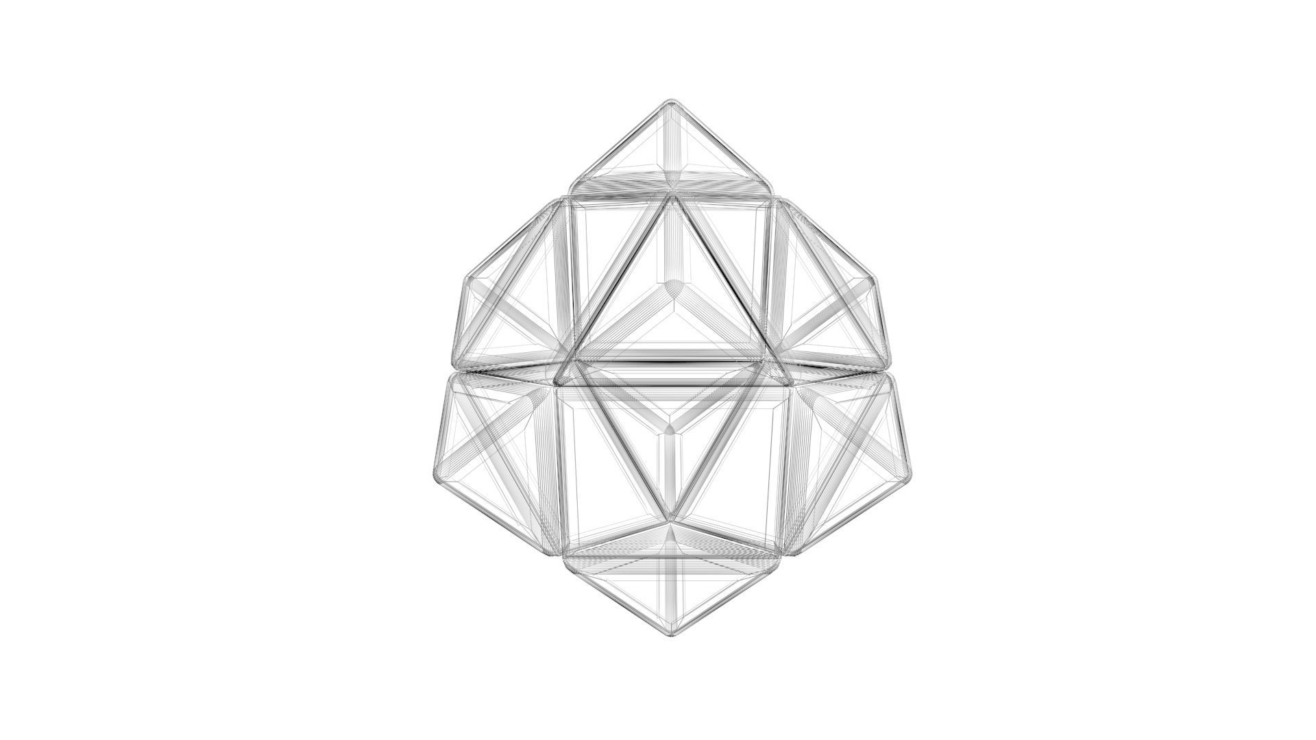 Skewb Skeleton 3D model_18