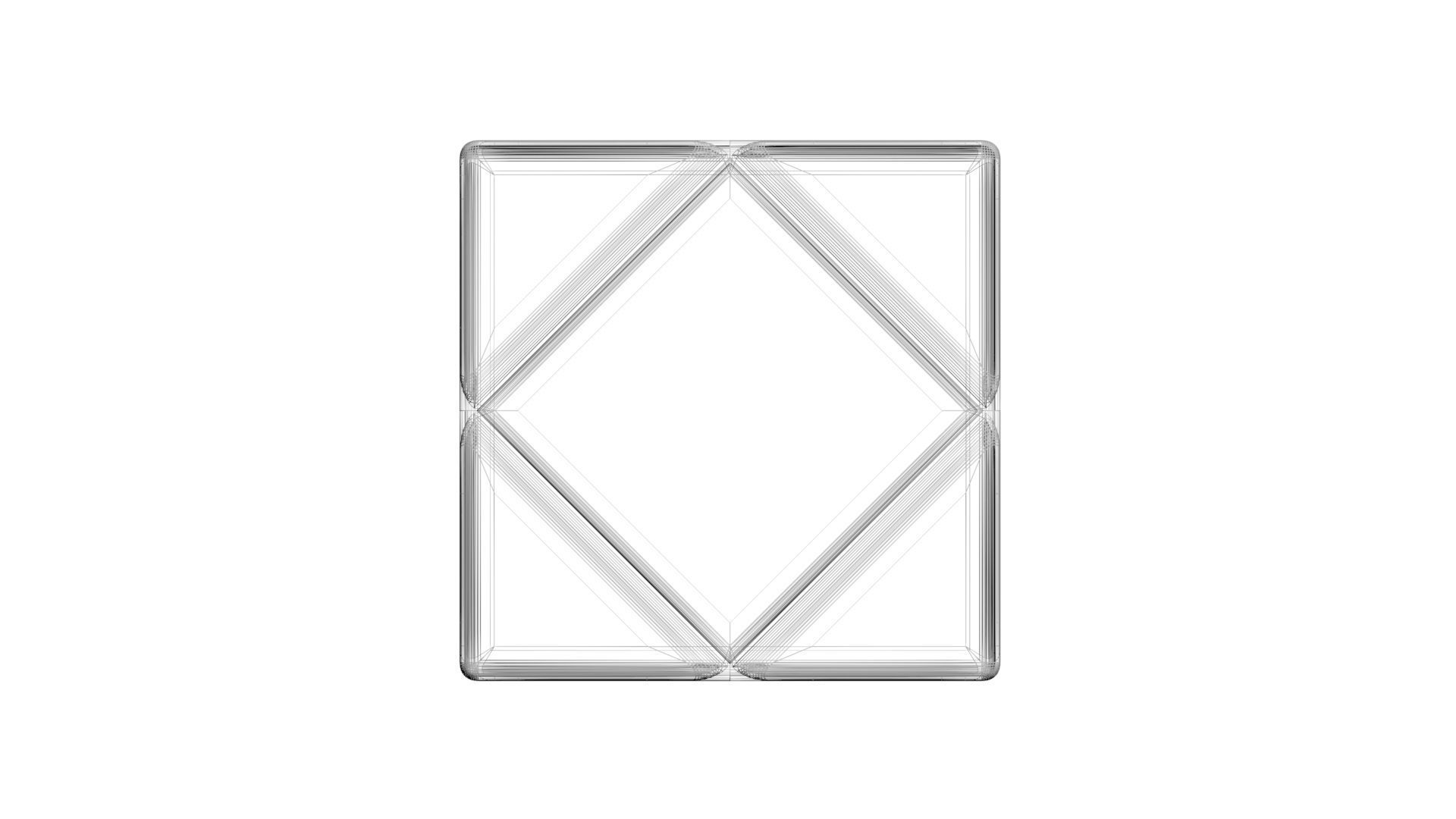 Skewb Skeleton 3D model_19