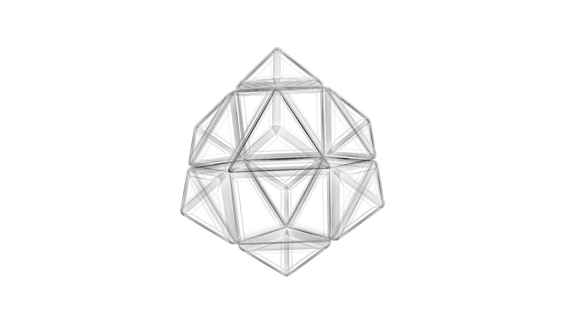 Skewb Skeleton 3D model_17