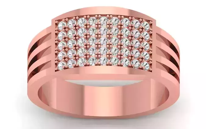 Solitaire Wedding Engagement Men Ring