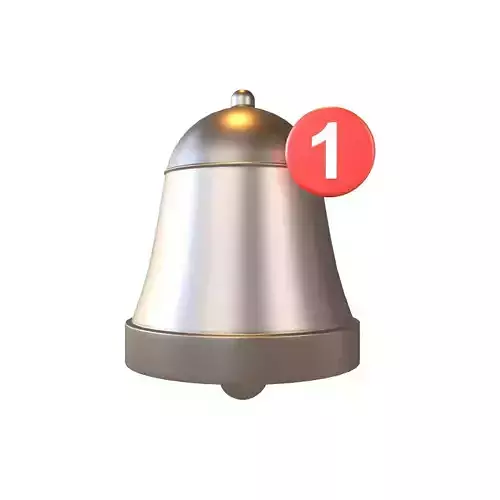 Notification Bell with Reminder Number v1 008