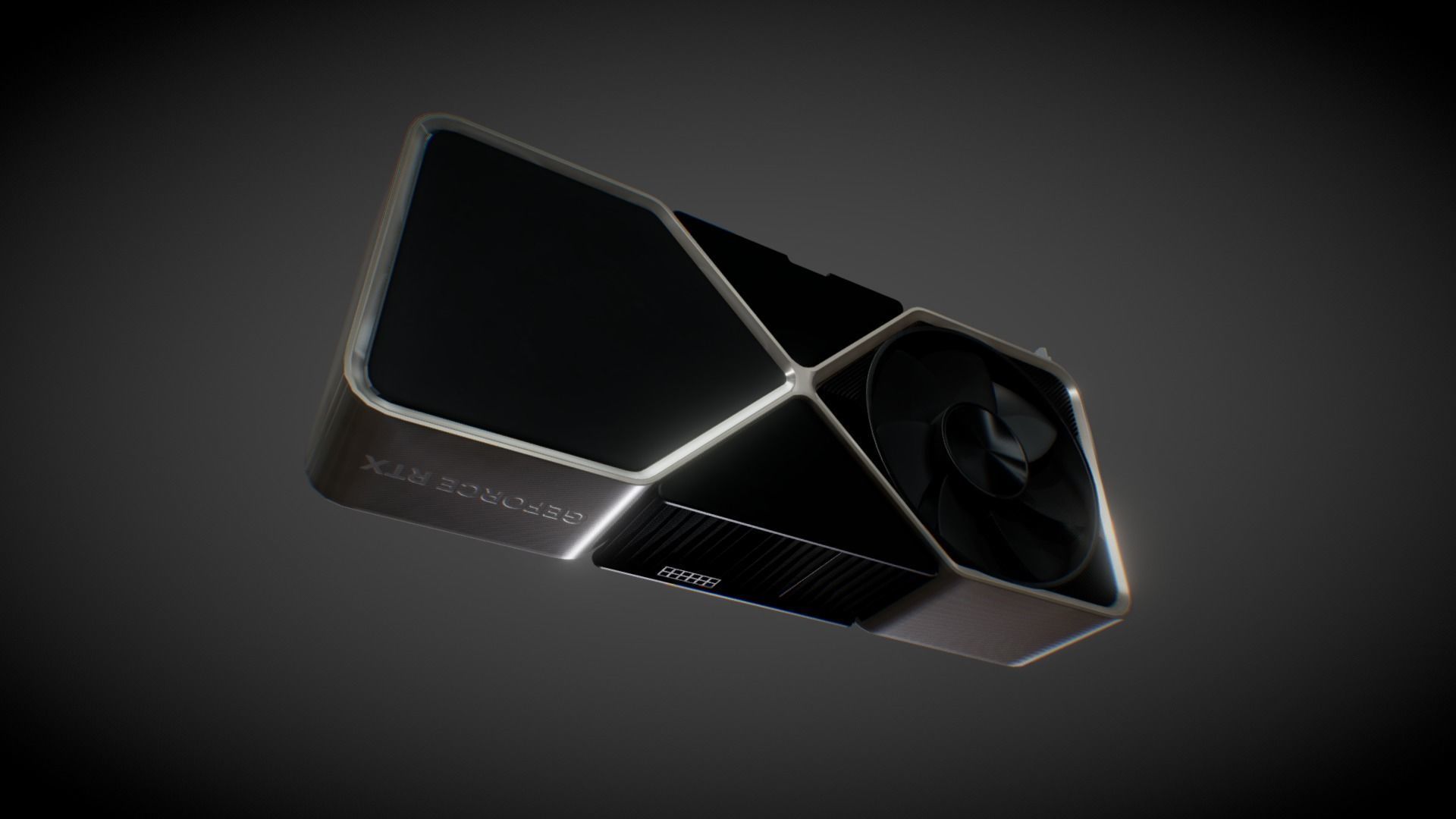 NVIDIA GeForce RTX 4080 GPU 3D model_1
