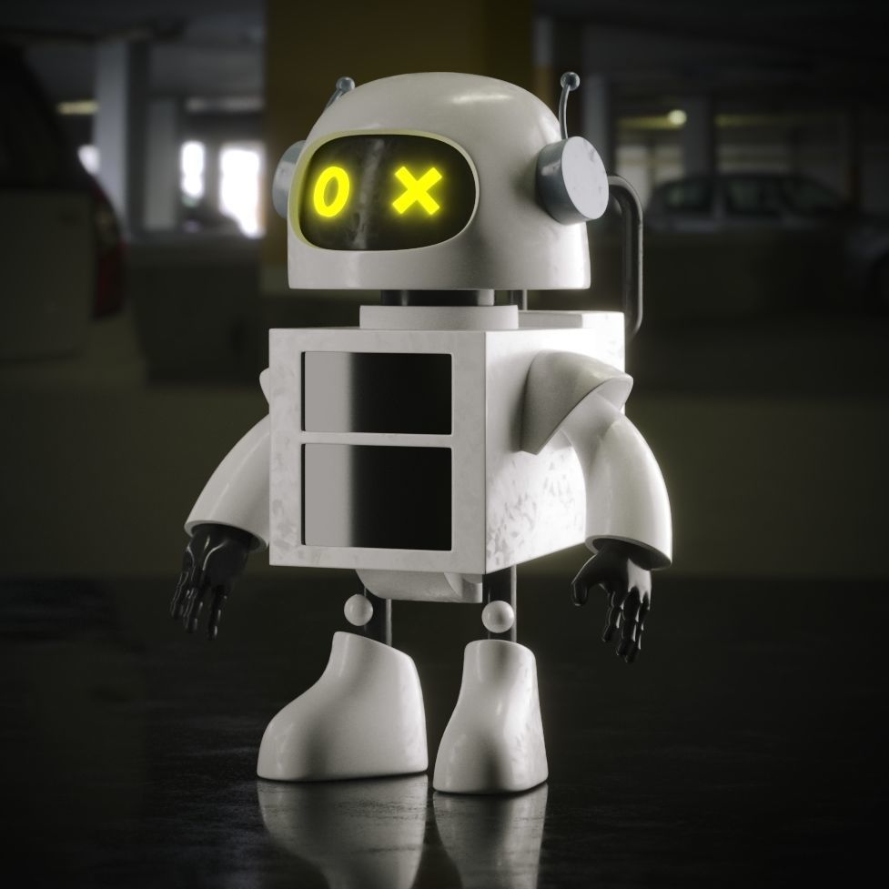 Mini Robot 3D model_5