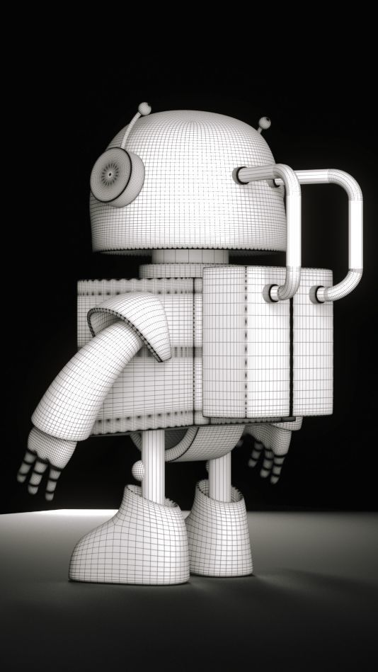 Mini Robot 3D model_3