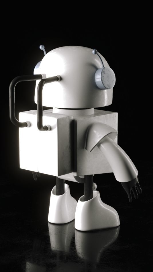 Mini Robot 3D model_1