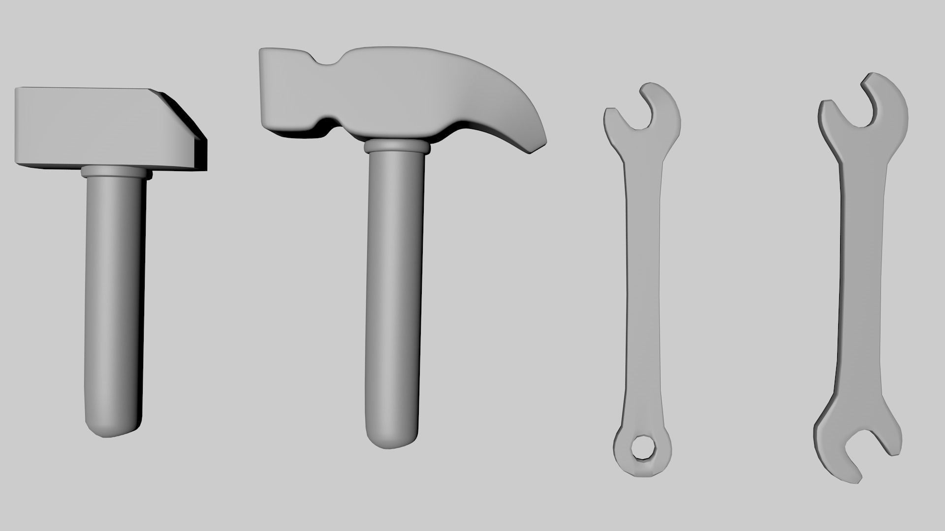 Stylized Tools 3D model_1
